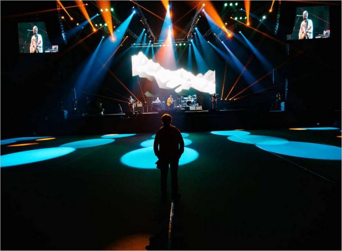 2 concert de la rate. Palais des glaces, Saint-Pétersbourg. Soundcheck Olympe