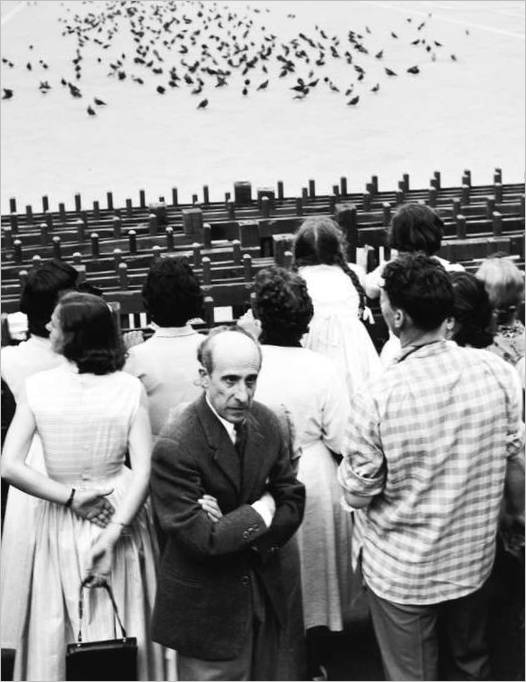Attendant la parade, Venise, 1955