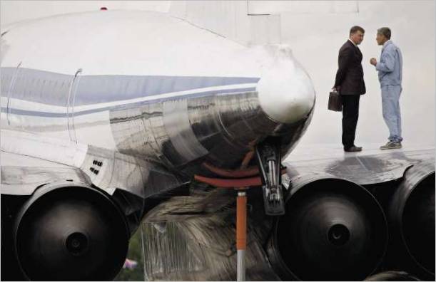 Sur le terrain d'aviation