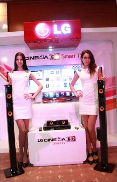 Cinéma 3D Smart TV et produits AV dans le showroom