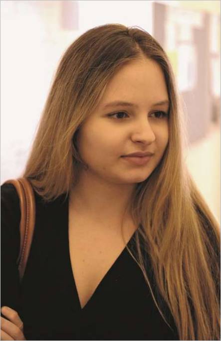 Portrait d'une étudiante