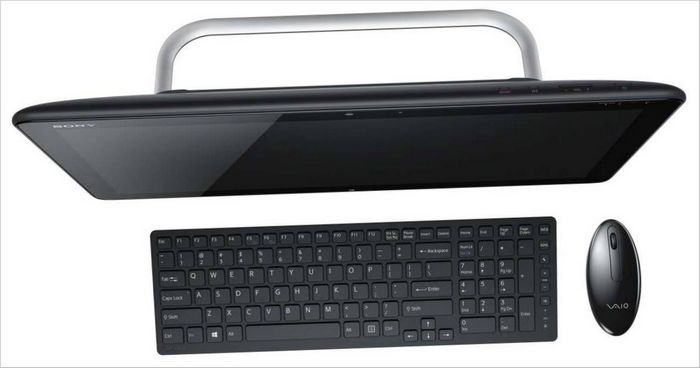 Ordinateur à écran tactile Sony VAIOTM Tap 20 - vue de dessus