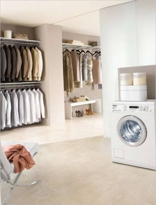 Machine à laver Miele Edition 111 dans l'habitacle