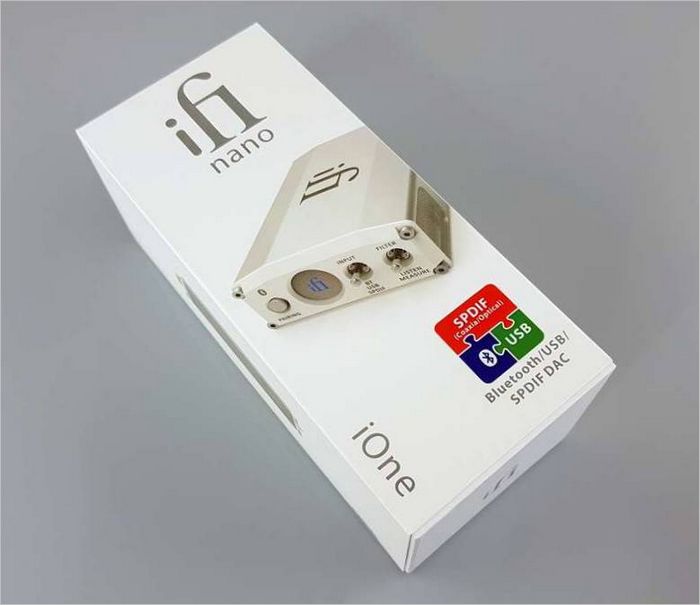 Emballage du DAC iFi Nano iOne