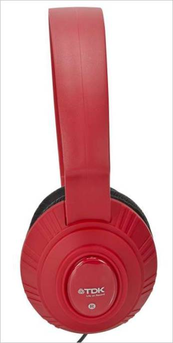 Casque d'écoute TDK Life on Record MP100 - rouge