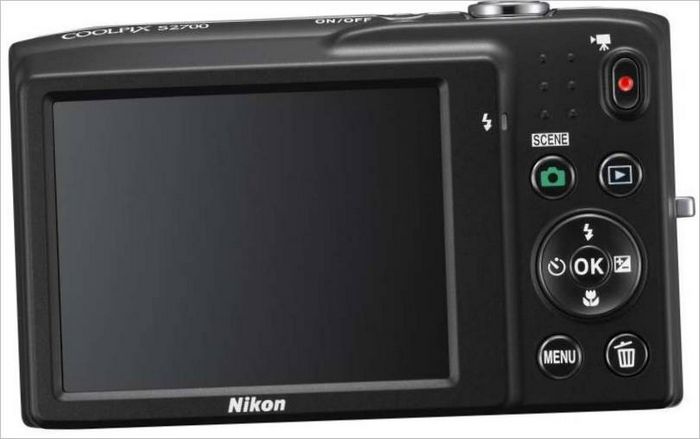 Appareil photo compact modèle Nikon S2700 - affichage