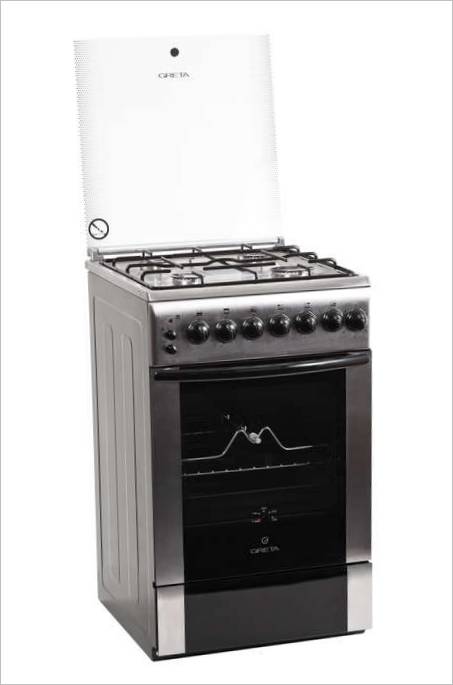 Greta GK 52 CG 44 X -0A Cuisinière à gaz avec grill électrique