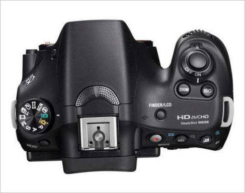 Appareil photo numérique Sony α58 DSLR avec technologie de miroir translucide - Commandes