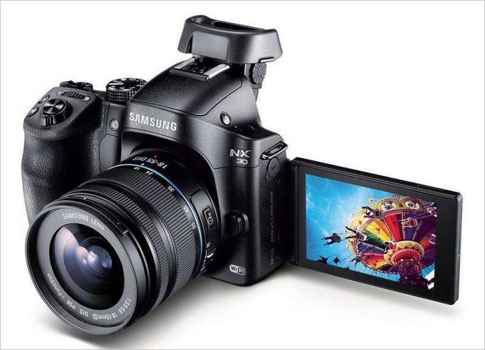 Appareil photo reflex Samsung NX30 - prise de vue