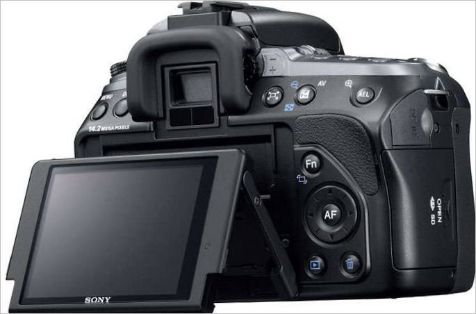 L'appareil photo reflex Sony A550