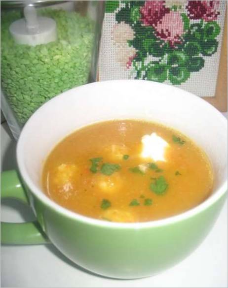 Soupe à la purée de potiron