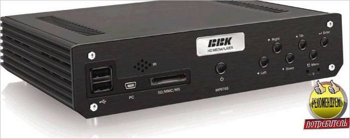 BBK MP070S Lecteur multimédia Full HD