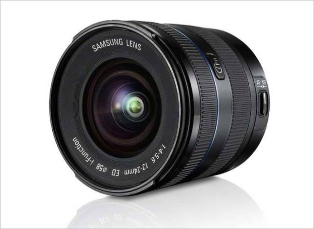 Objectifs de la série NX de Samsung à une longueur focale de 12-24 mm