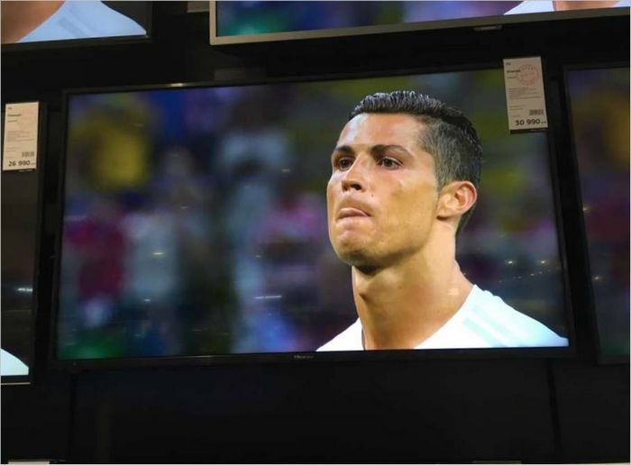 Ronaldo sur hisense tv