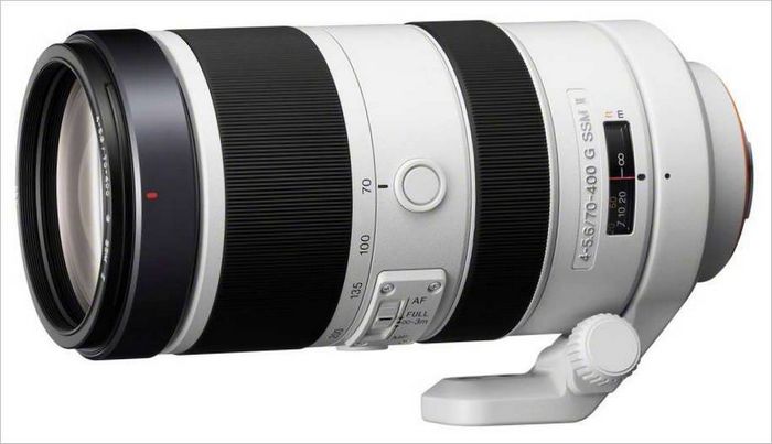Objectif zoom téléobjectif Sony 70-400mm F4-5.6 G SSM II
