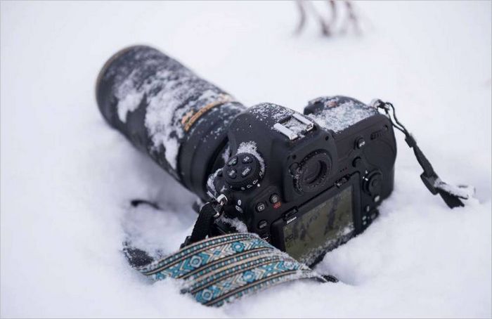 Nikon D850 dans la neige