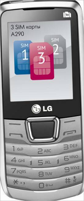 LG A290 : téléphone 3 SIM