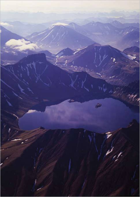 Kamchatka. Lac de cratère